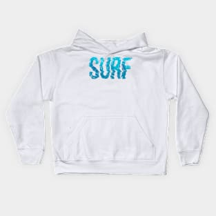 SURF Graphic Typographic Kids Hoodie